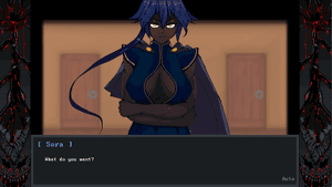 Personajes 2D del juego hentai Hero Party Must Fall de Nitrolith