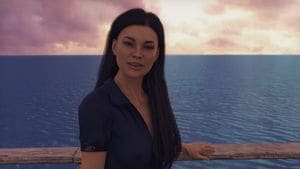 Escena de Defending Lydia Collier, novela visual porno con investigación y juzgado