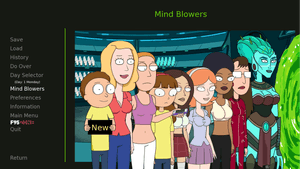 Galería Mind Blowers de Another Way Home con la alineación de personajes del juego