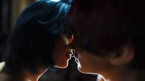 Escena de Game of Hearts, novela visual porno con guerra de sucesión y harén