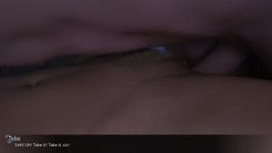 Escena de Long Live the Princess, novela visual porno con control mental