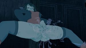 Escena de Dungeon Days, novela visual porno dibujada en 2D