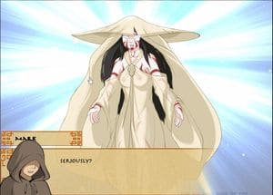 Escena de Four Elements Trainer, juego porno 2D de parodia