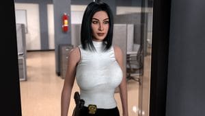 Escena de Leaving DNA, novela visual porno con 75.000 palabras de diálogo