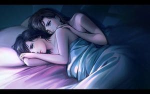 Escena de A Summer's End, novela visual con mas de 400 ilustraciones a mano