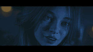 Escena de Strangers on Paper, novela visual porno sobre la soledad
