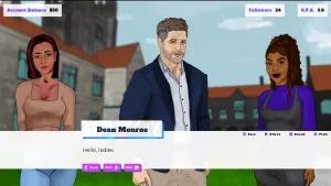 Vida universitaria en College Craze: notas, dinero y seguidores